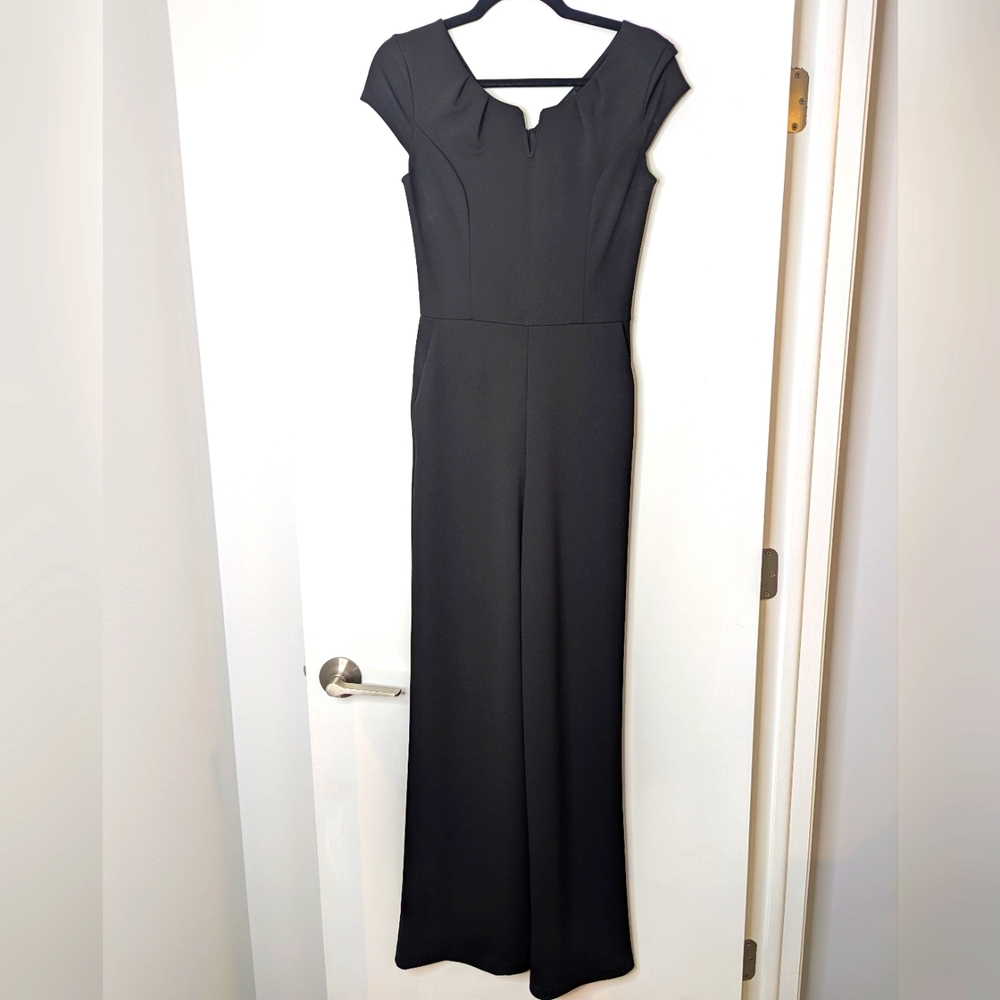 NWOT Lulus Black Short Sleeve Jumpsuit
